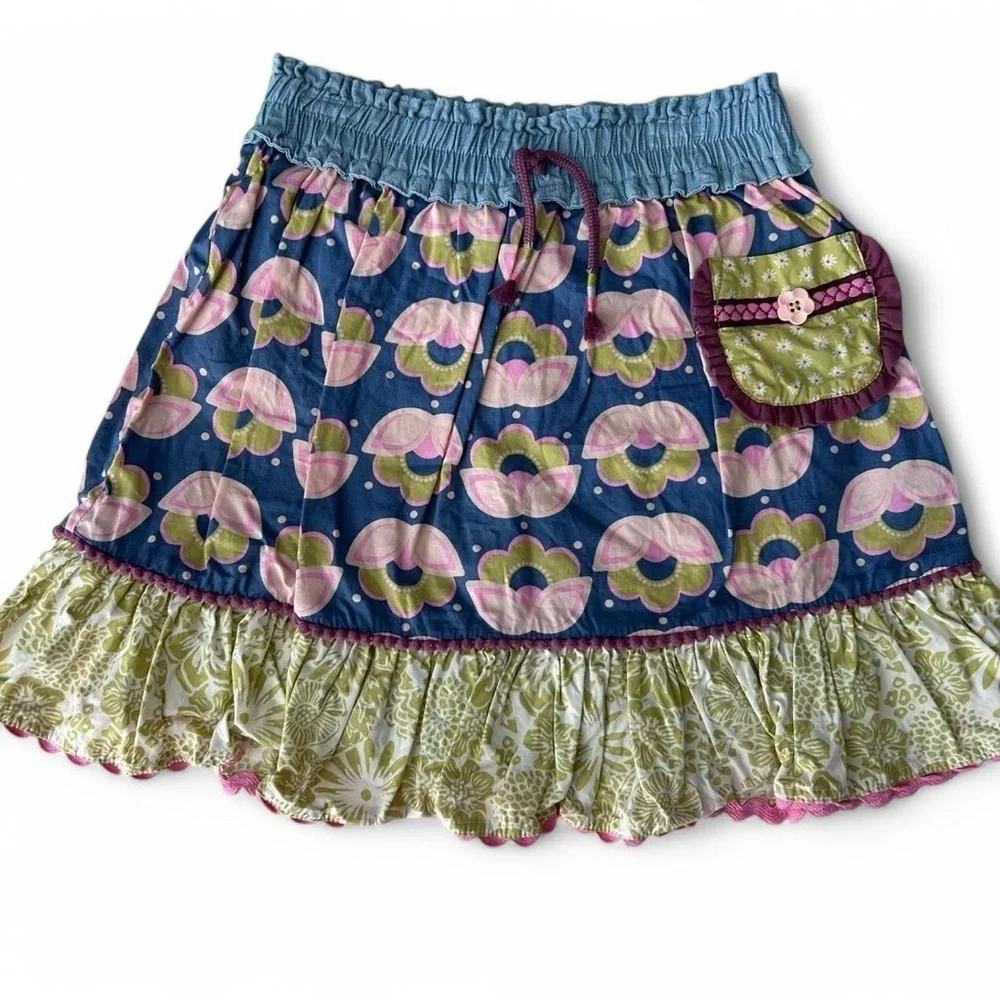 Set of 2 - Matilda Jane Skirt + Ruffle Pants Set – Size 8 – Soft & Whimsical!